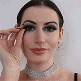 Removal is easy! Just gently pull the lashes off starting from the outer corners and remove the eyeliner with makeup remover.