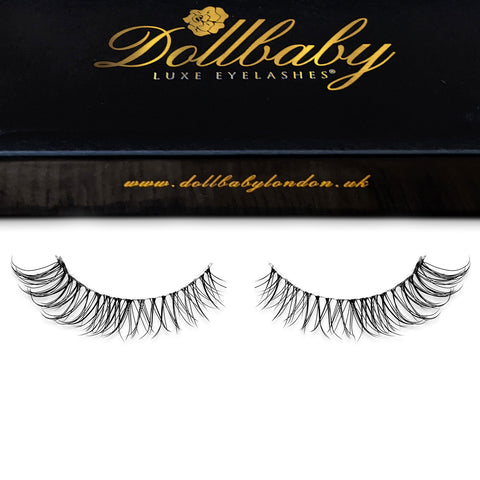 'Pretty-Me' Tapered Natural Strip Lashes (Non-Magnetic) Dollbaby London Dollbaby London Eyelashes