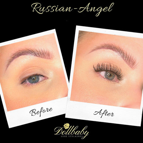 Russian Angel Magnetic Lashes & Liner Set Dollbaby London Dollbaby London Eyelashes