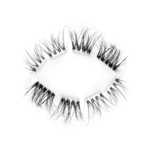 'Finest' Pre-Cut Demi Wispies Everyday Lashes - Invisible Lash Band Dollbaby London Dollbaby London False Eyelashes