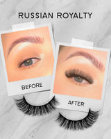 'Russian Royalty' Magnetic Fluffy Lash Extension Lashes Dollbaby London Dollbaby London