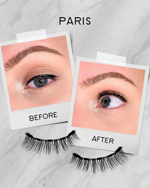 'Paris' Magnetic Eyelashes - Most Light & Natural Dollbaby London Dollbaby London Eyelashes