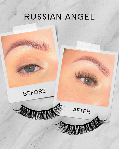 'Russian Angel' Deep Curl Magnetic Lash Extension Lashes Dollbaby London Dollbaby London False Eyelashes