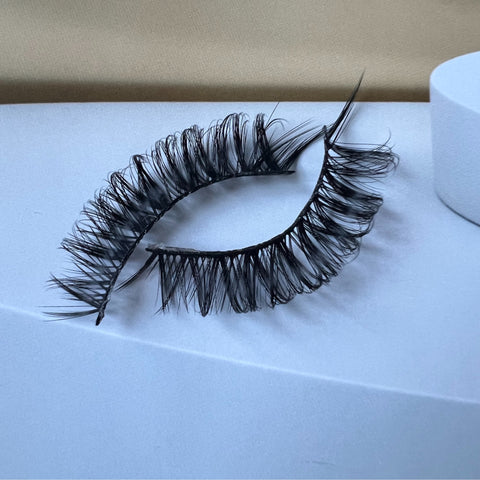 'Russian Angel' Deep Curl Strip Lash Extension Lashes Dollbaby London Dollbaby London Eyelashes