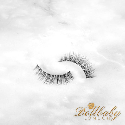 'Paris' Strip Eyelashes (Non-Magnetic) - Most Light & Natural Dollbaby London Dollbaby London Eyelashes