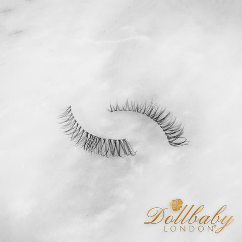 'Pretty-Me' Tapered Natural Strip Lashes (Non-Magnetic) Dollbaby London Dollbaby London Eyelashes